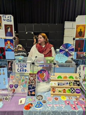 Stall at Kaiju Con 2026